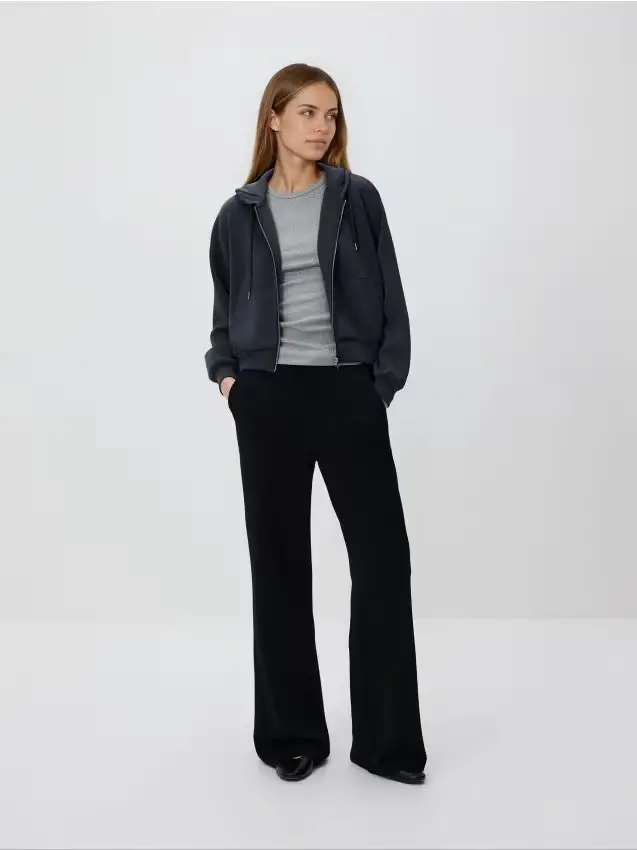 Pantaloni long leg - nero