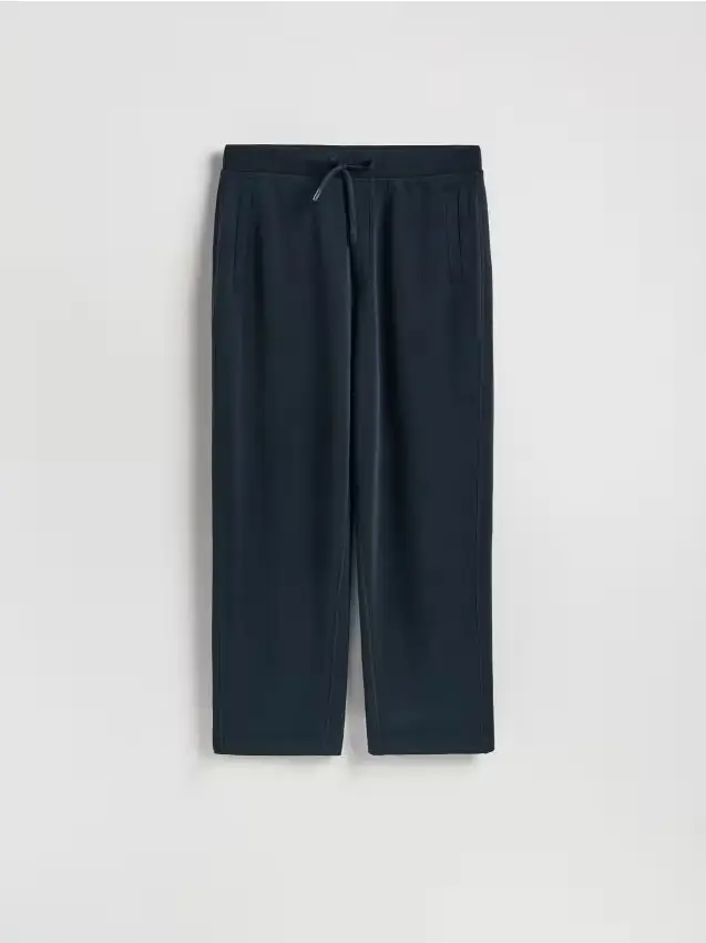 Pantaloni loose - blu scuro