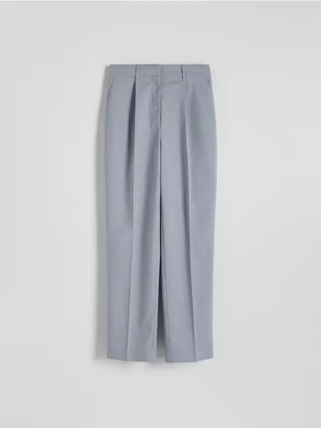 Pantaloni per completo in misto lana - grigio chiaro