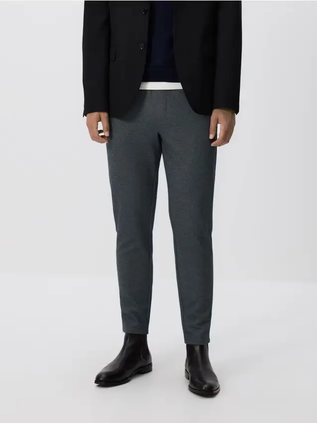 Pantaloni regular - blu scuro