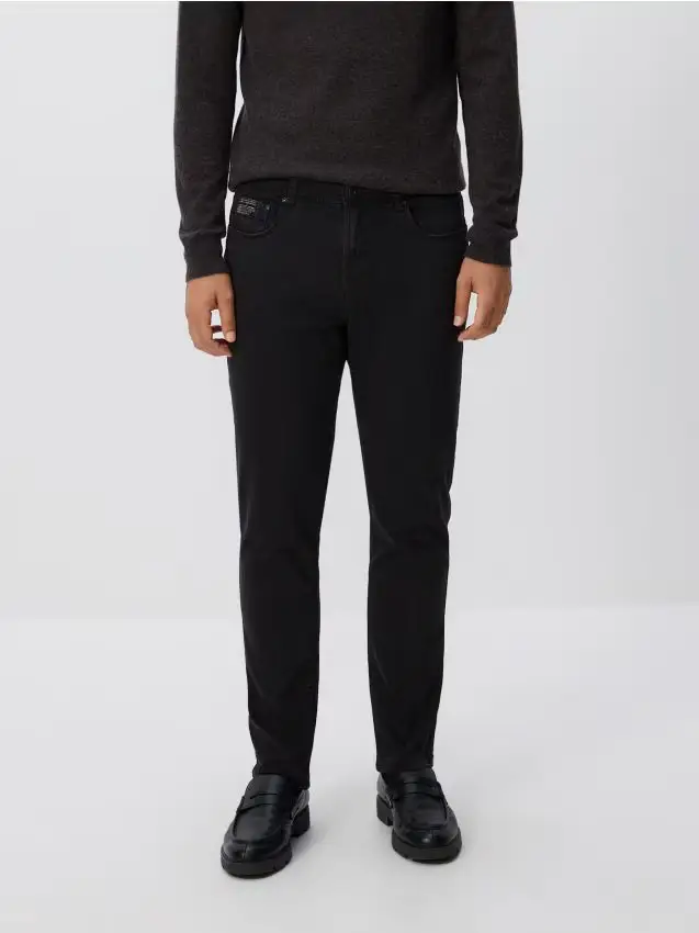 Pantaloni slim fit - nero