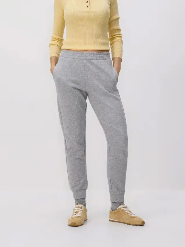 Pantaloni tuta con coulisse - grigio chiaro