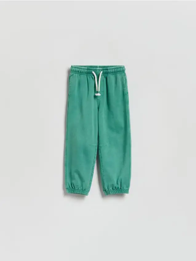 Reserved Pantaloni tuta effetto slavato - verde menta