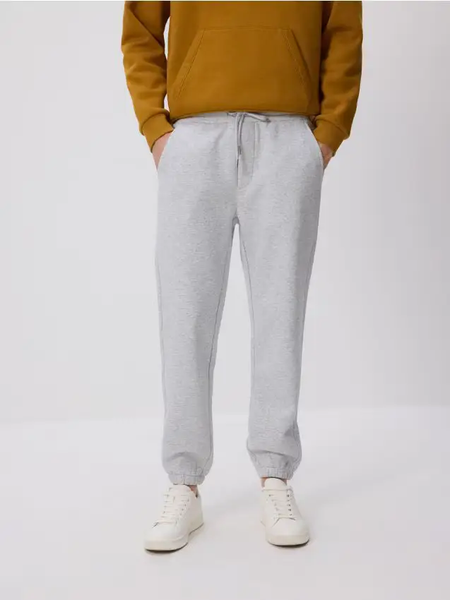 Pantaloni tuta regular fit - grigio chiaro