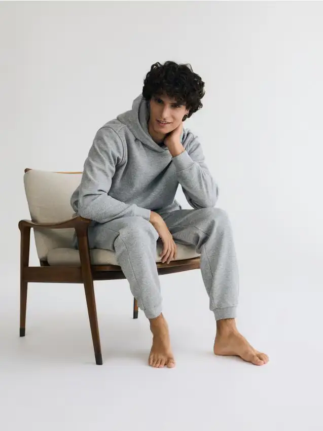Pantaloni tuta regular fit - grigio chiaro