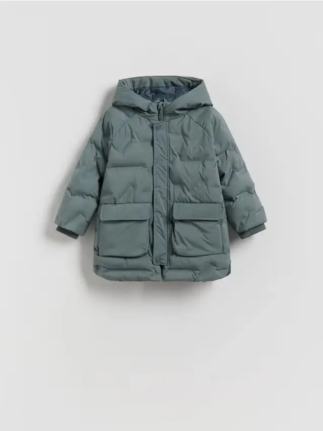 Parka con tasche - verde oliva