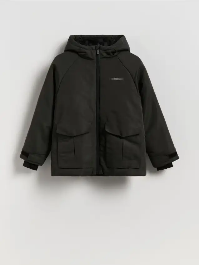 Parka imbottita termica - grigio scuro