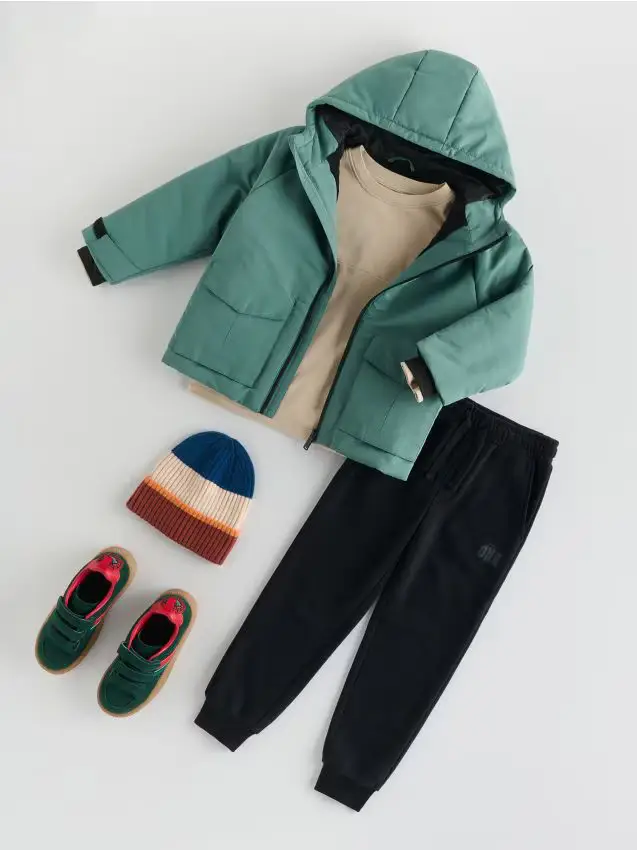 Parka imbottita termica - verde