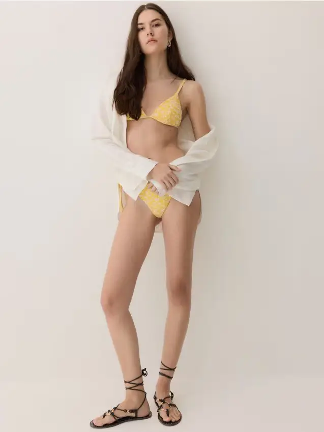 Parte di sotto del bikini - giallo chiaro