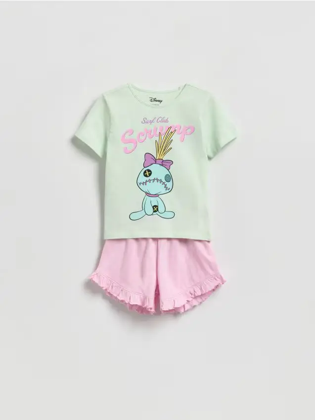 Pigiama a due pezzi Lilo e Stitch - verde menta