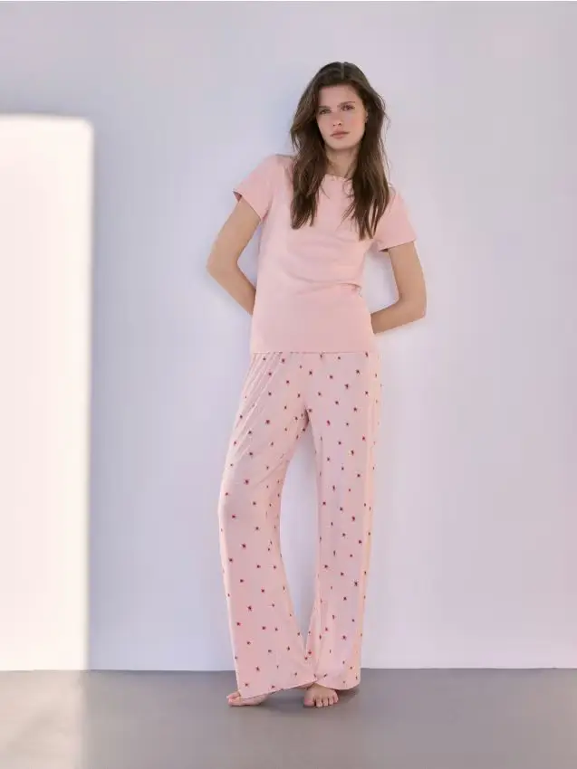 Pigiama due pezzi - rosa pastello