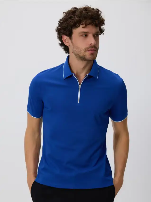 Polo in cotone mercerizzato - giacinto