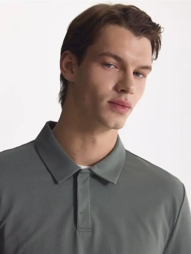 Polo in cotone mercerizzato - verde