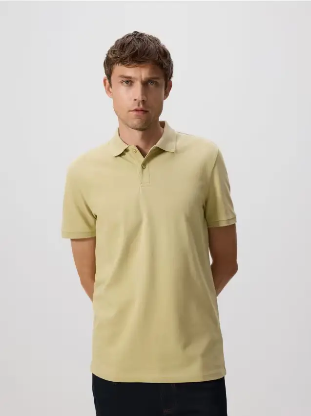 Polo regular fit - senape