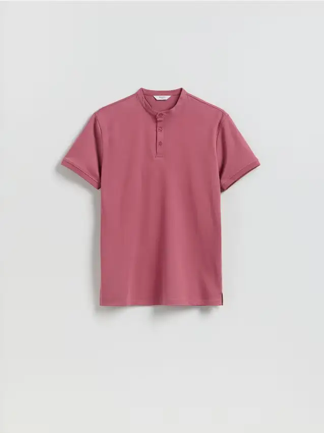 Polo slim fit - rosa cipria