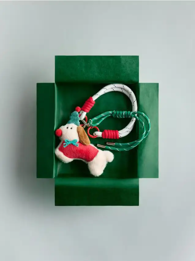 Portachiavi di Natale - rosso