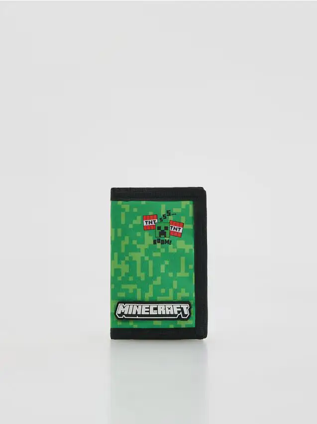 Portafoglio Minecraft - verde