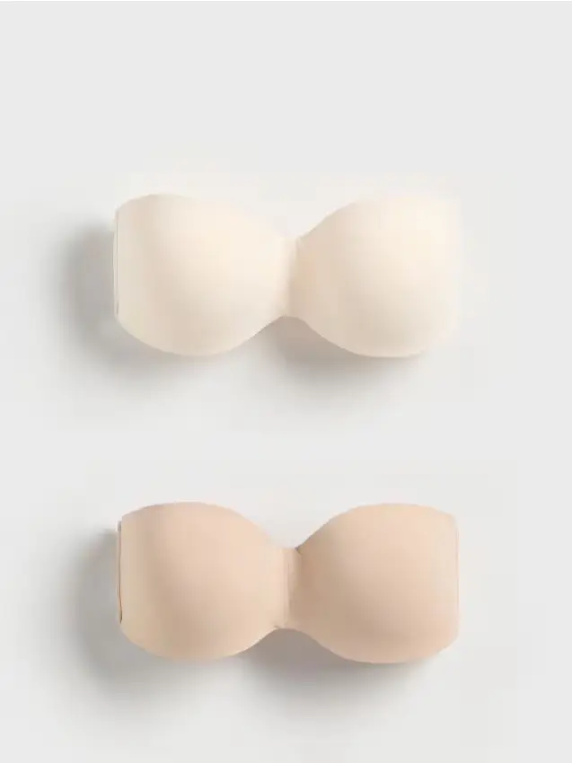 Reggiseno a fascia 2 pack - panna