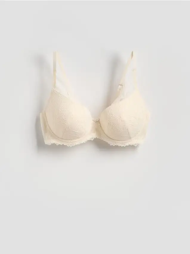 Reggiseno modellato con ferretto - panna
