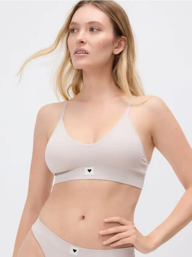 Reggiseno morbido - beige