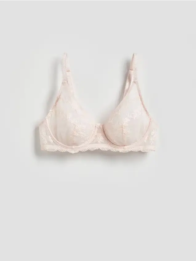 Reggiseno morbido con ferretto - rosa pastello