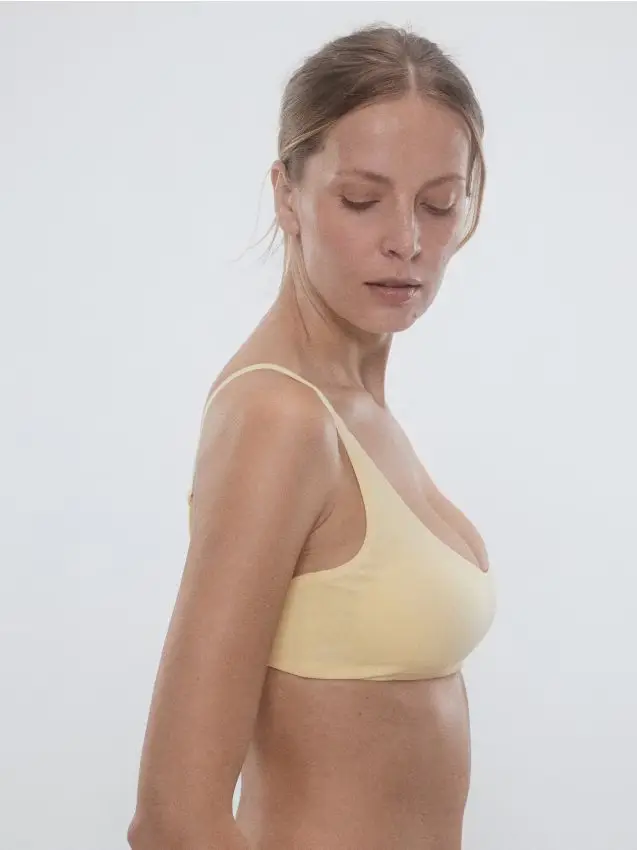 Reggiseno morbido - giallo chiaro