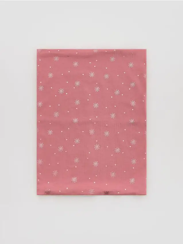 Scaldacollo con motivo - beige