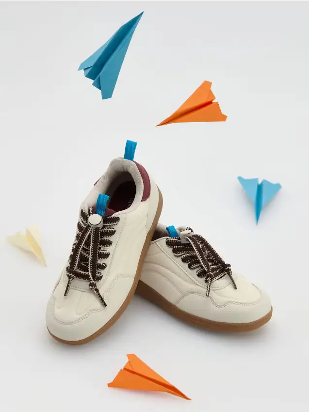 Scarpe da ginnastica classiche - panna