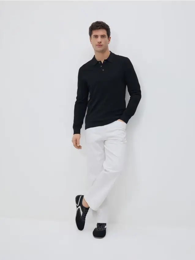 Scarpe in pelle scamosciata - nero