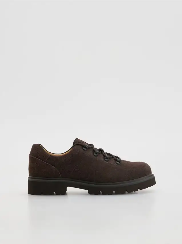 Scarpe scamosciate - marrone scuro