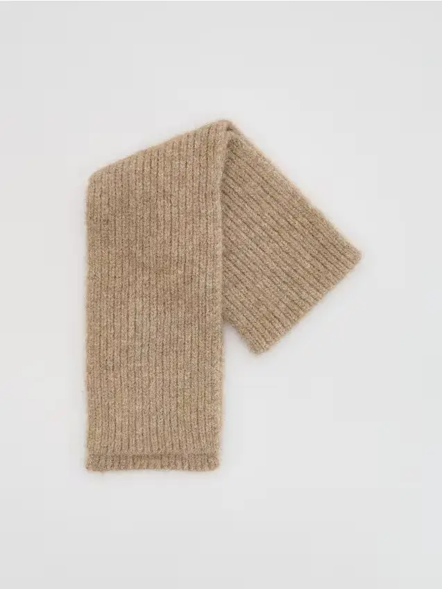 Sciarpa in misto lana - beige