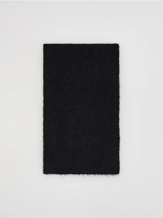 Sciarpa in misto lana - nero