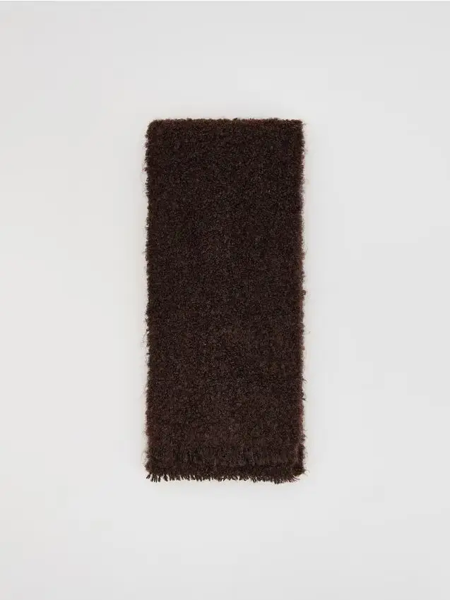 Sciarpa morbida - marrone scuro