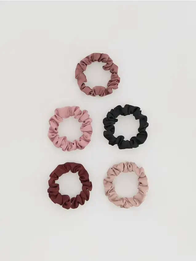 Set di elastici per capelli - multicolore