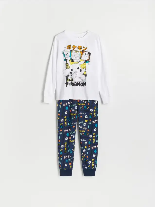 Set pigiama da due pezzi Pokémon - bianco