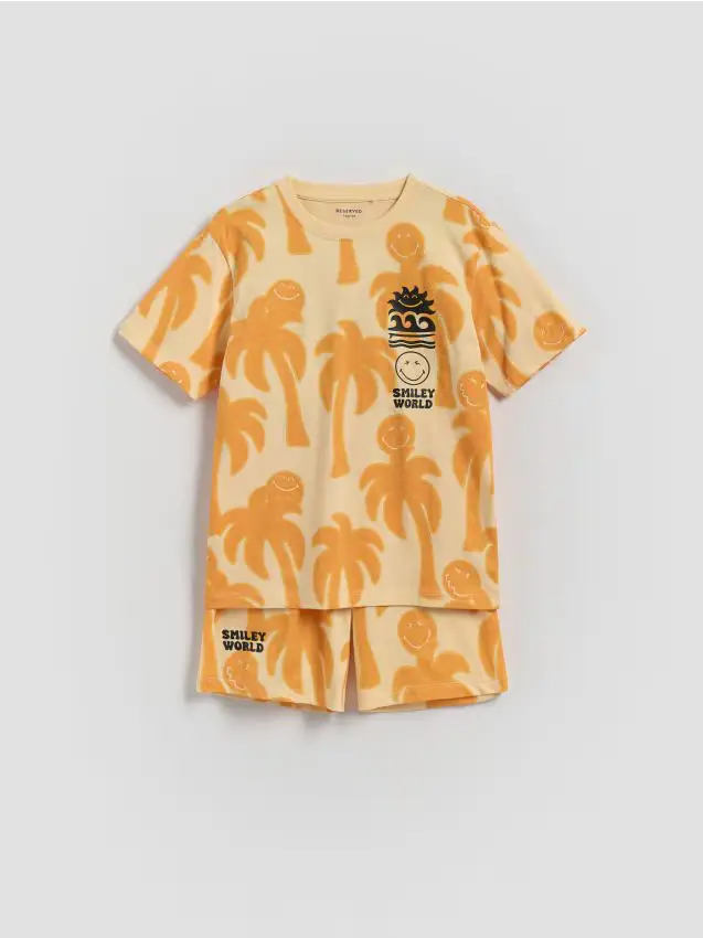 Set pigiama in cotone SmileyWorld® - arancione chiaro