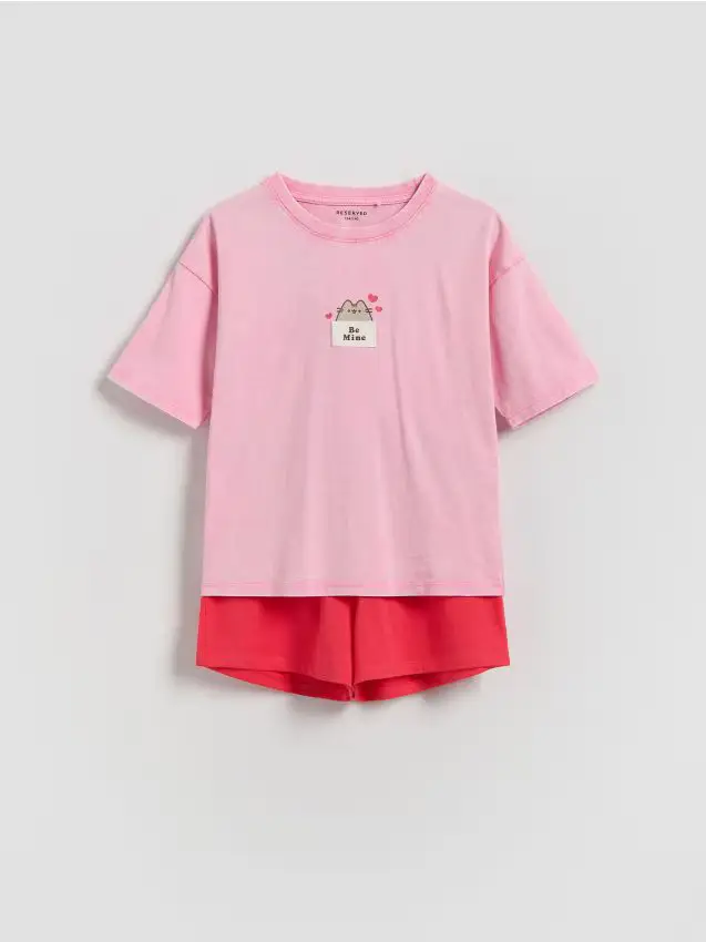 Set pigiama Pusheen da due pezzi - rosa shocking