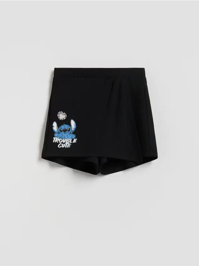 Shorts Lilo e Stitch - nero