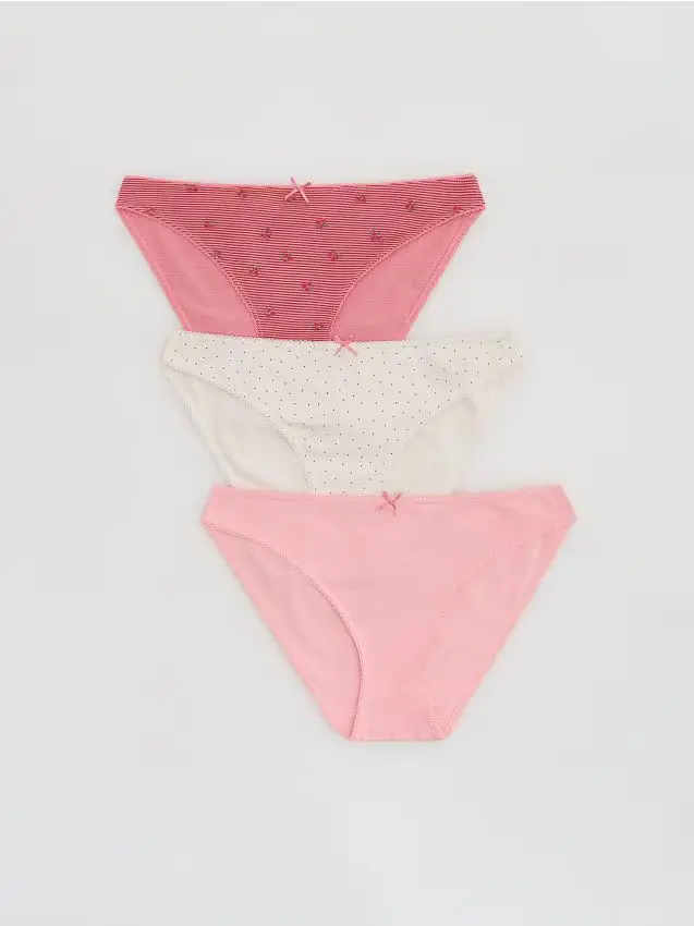 Slip in cotone 3 pack - multicolore