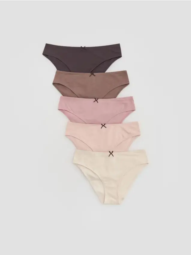 Slip in cotone 5 pack - rosa cipria