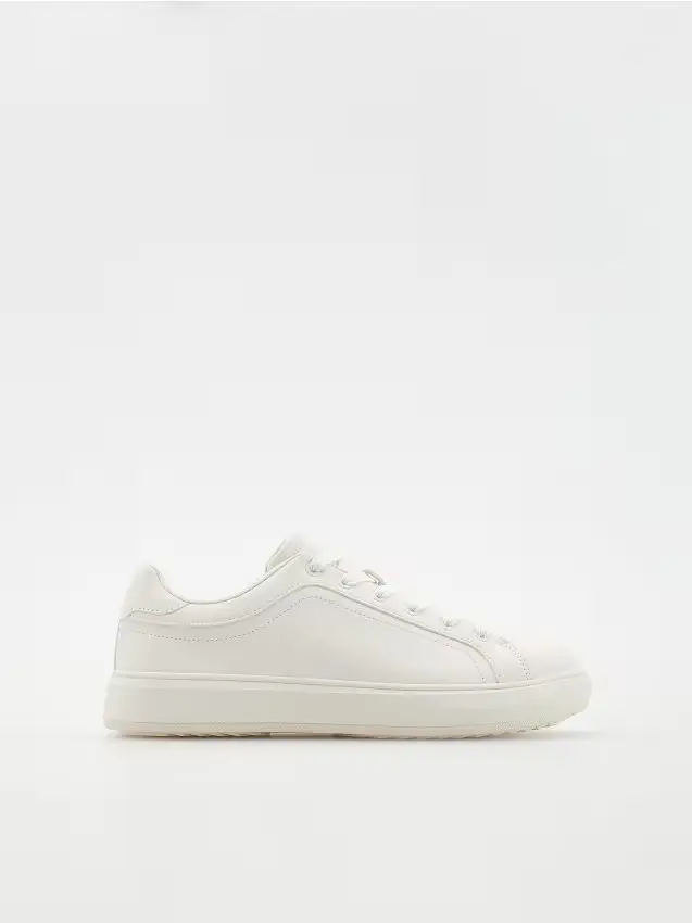 Sneaker in ecopelle - bianco