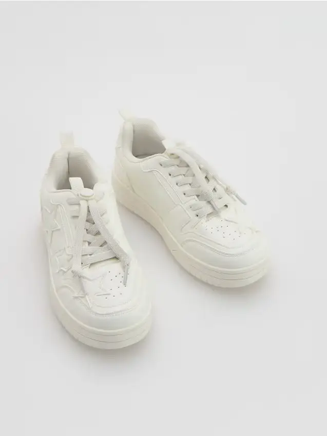 Sneaker in ecopelle - bianco
