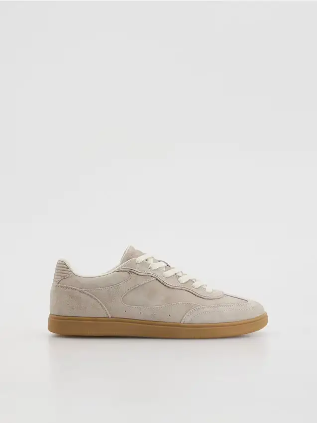 Sneaker scamosciate - beige