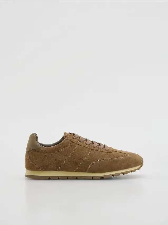 Sneaker scamosciate - beige