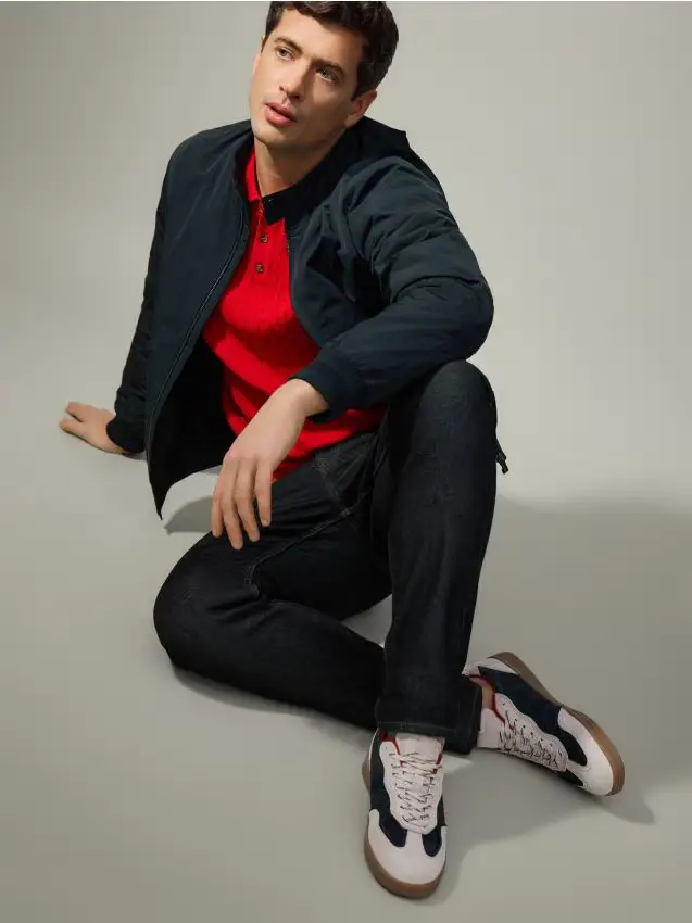 Sneaker scamosciate - multicolore