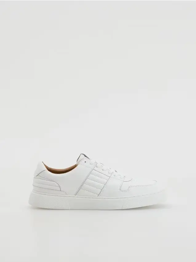 Sneakers in pelle - bianco