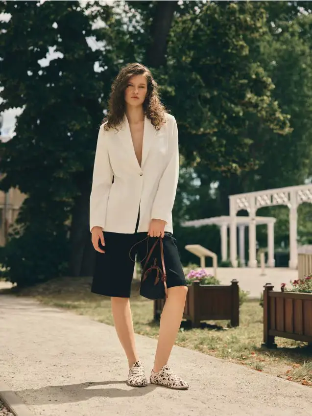 Sneakers in pelle con pelliccia - multicolore