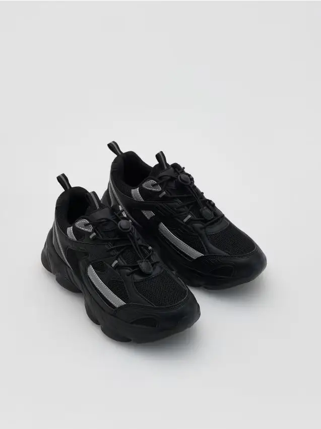 Sneakers riflettenti - nero