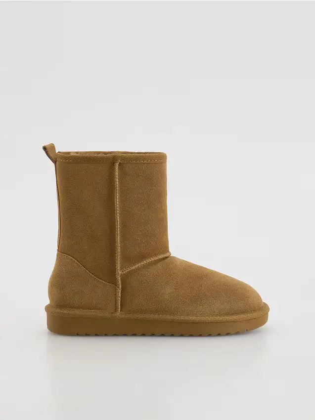 Stivaletti da neve scamosciati - marrone