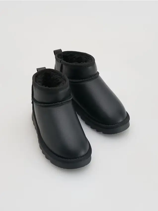 Stivaletti in pelle - nero